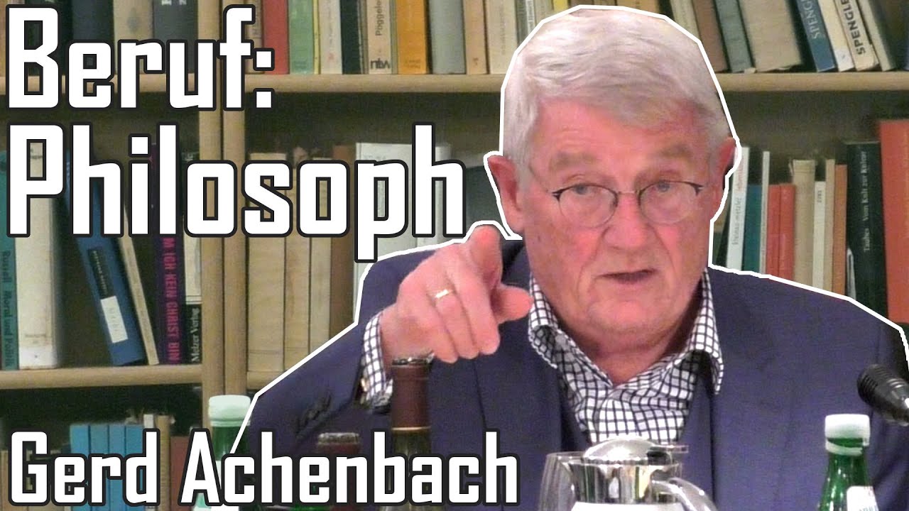 Gerd Achenbach Beruf Philosoph Philosophisch wahrnehmen, empfinden