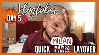 VLOGTOBER DAY 5: SO MANY ROSTER CHANGES | MILAN LAYOVER | FlyWithAGuy