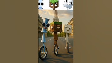 Sprunki OC Alphabet Lore Vs Manicraft Vs Roblox Cycling #incredibox #sprunki