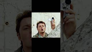 When he pulled the trigger, the bullet instantly pierced the back of a wall.