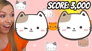 I Played Suika Game With CUTE Cats! screenshot 3