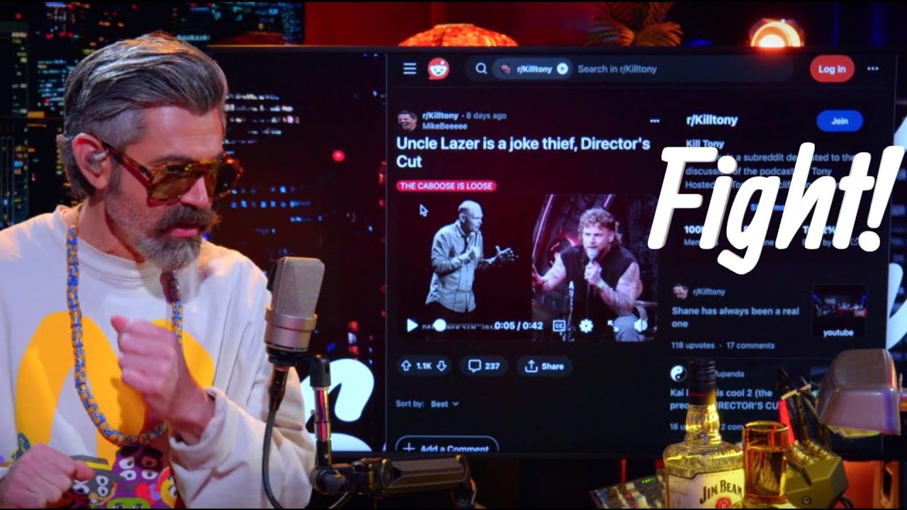 Redbar: Kill Tony + Uncle Lazer Steals A Bill Burr Joke