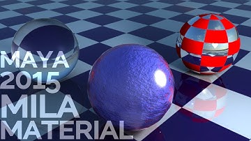 MILA MATERIAL tutorial - new to Maya 2015!