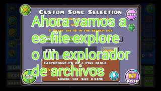 Como poner tu propia canción en geometry dash 2.1