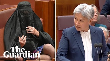Pauline Hanson is censured by Senate over burqa stunt