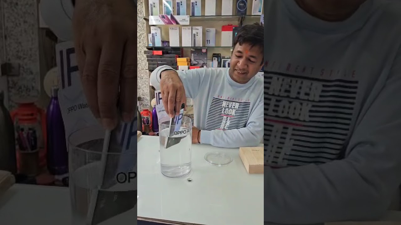 Oppo F29 Pro water testing and damage group