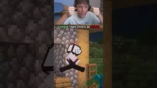 Zombie Uses Doors as Shield