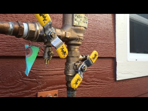 How To Quick Drain Your Sprinkler System