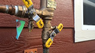 How To Quick Drain Your Sprinkler System