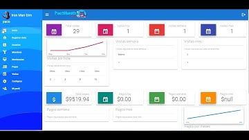 Sistema para gimnasio (PHP, MySQL, Vue, Vuetify)