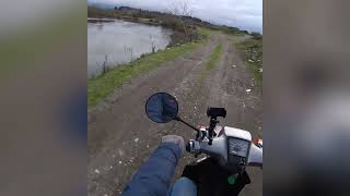 Honda Super Cub C50 Custom POV Shekvetili Ride with Pure Sound