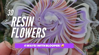 #18. 3D Resin Flower Coasters in 4 Styles With Bloopers. A Tutorial by Coopers Custom Casts.