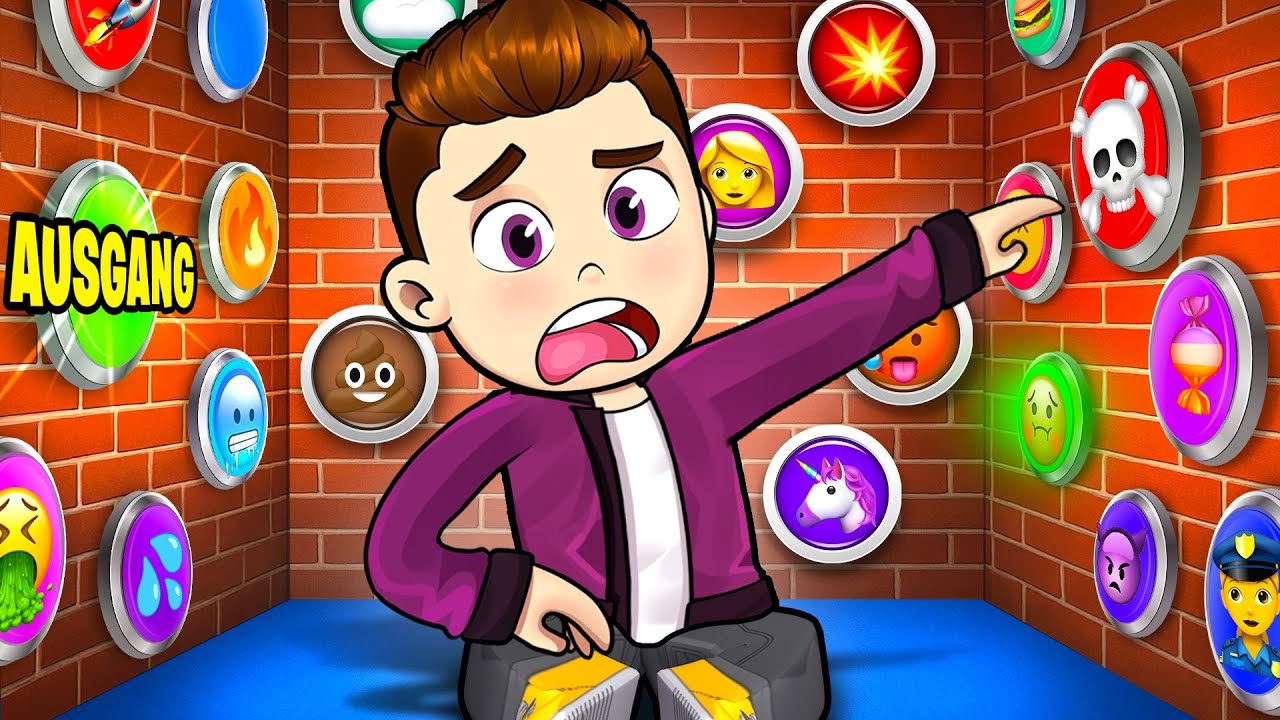 100 GEHEIME KNÖPFE aber NUR 1 Wird Dich RAUSHOLEN! (100 KNÖPFE GEFÄNGNIS CHALLENGE)