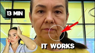 How I FIXed my SAGGING JOWLS | THE BEST from MASSAGE and FACE YOGA 🔥| Do it with me