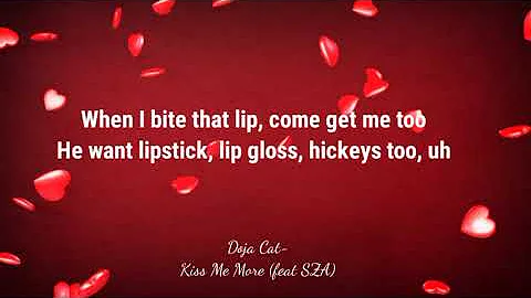 Doja Cat - Kiss me  More (feat SZA) Lyrics 1080p