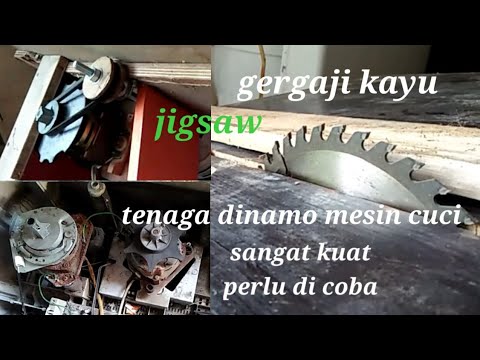 Video: Gergaji Bundar Diy Dari Mesin Mesin Cuci: Bagaimana Cara Membuat Gergaji Bundar Dari Motor Mesin Otomatis?