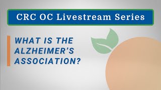 What Is The Alzheimers Ociation? - Livestream