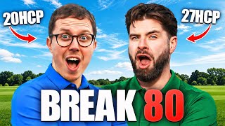 Can Two Beginner Golfers FINALLY BREAK 80? *INTENSE* screenshot 2