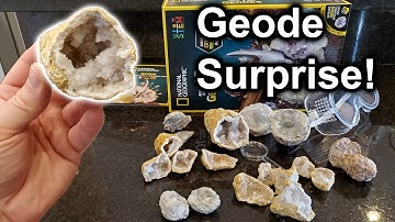 National Geographic Break Your Own Geode 10 Pack Review and Instructions