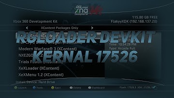 RGLoader 17526 DevKit Nand running on Trinity RGH 2.0 + Download!