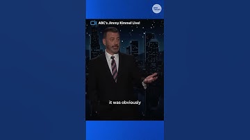 Jimmy Kimmel defends free speech in emotional return to air #Shorts