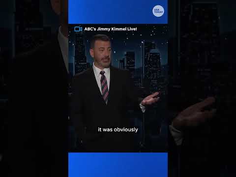 Jimmy Kimmel defends free speech in emotional return to air #Shorts