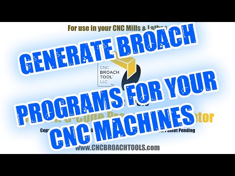 CNC Broaching System Gcode Program Generator CNC Broaching System Gcode Program Generator