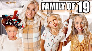 Get ready with us!! | Large Family Pictures!! | Crazy Morning Routine!