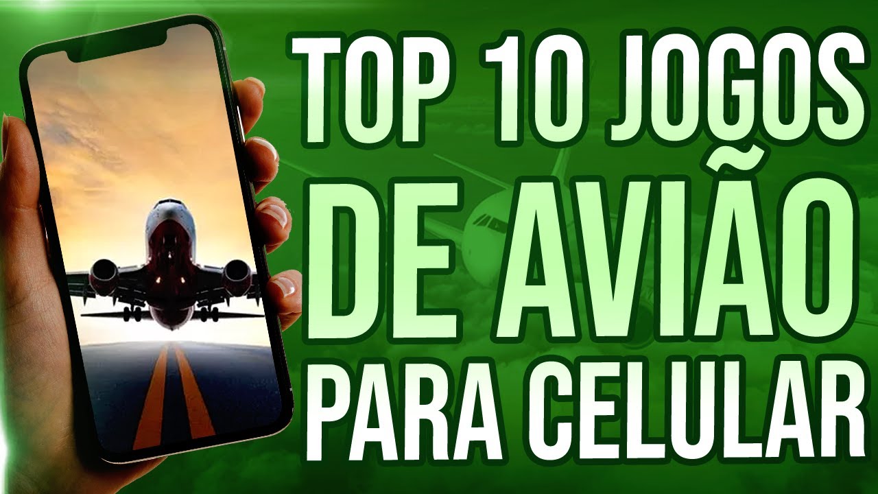 TOP 10 MELHORES JOGOS DE SIMULADORES DE AVIÕES PARA ANDROID E iOS PARA  JOGAR EM 2023 