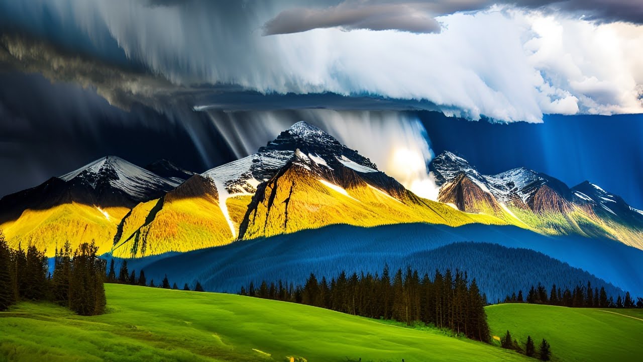 Ione, Washington Severe Thunderstorm 52123 YouTube