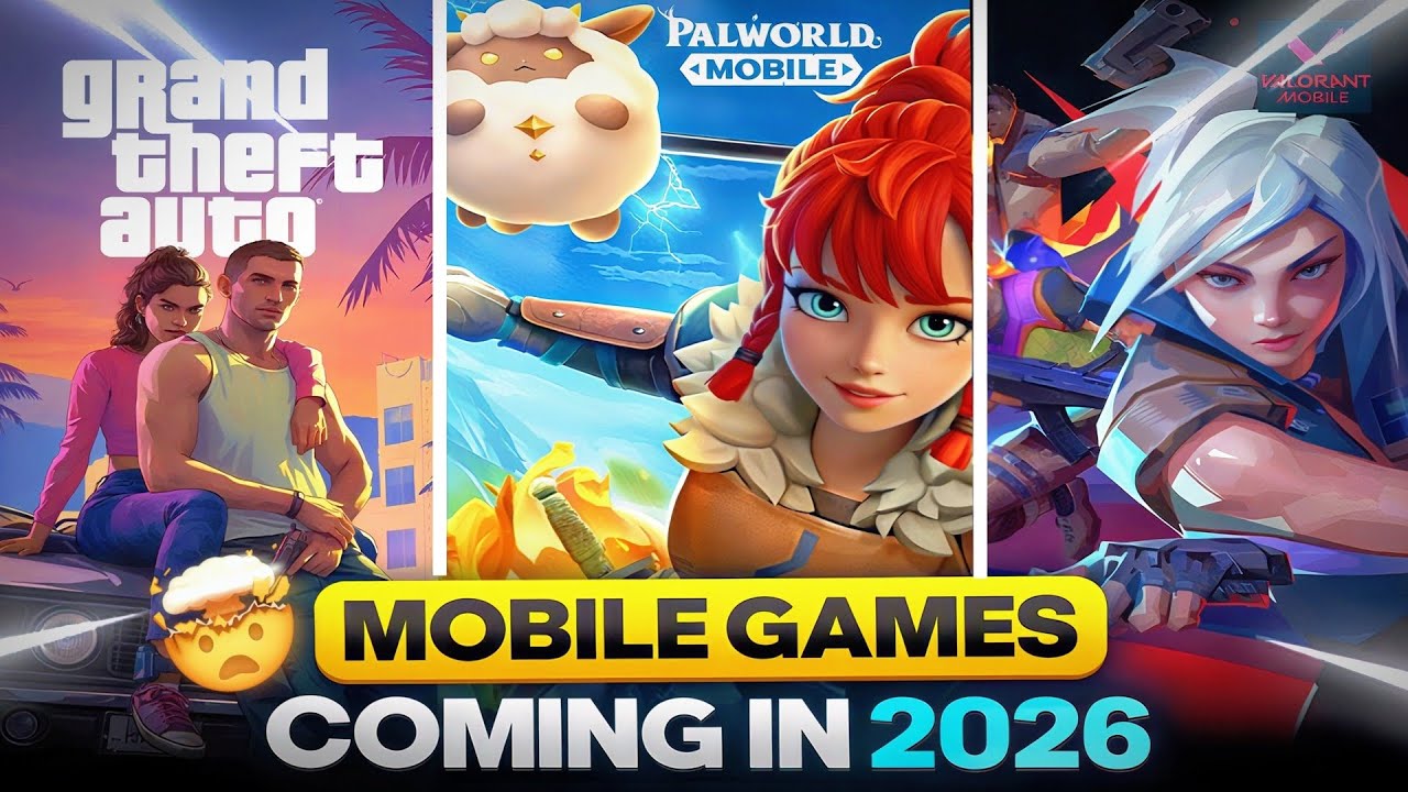 TOP 5 Best Upcoming Mobile games 🤩| 2026 Will be INSANE For Mobile ...