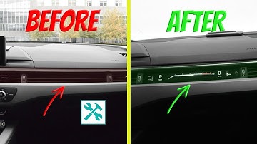 Audi | How To install PASSENGER multifunction LCD screen? 🛠 📟
