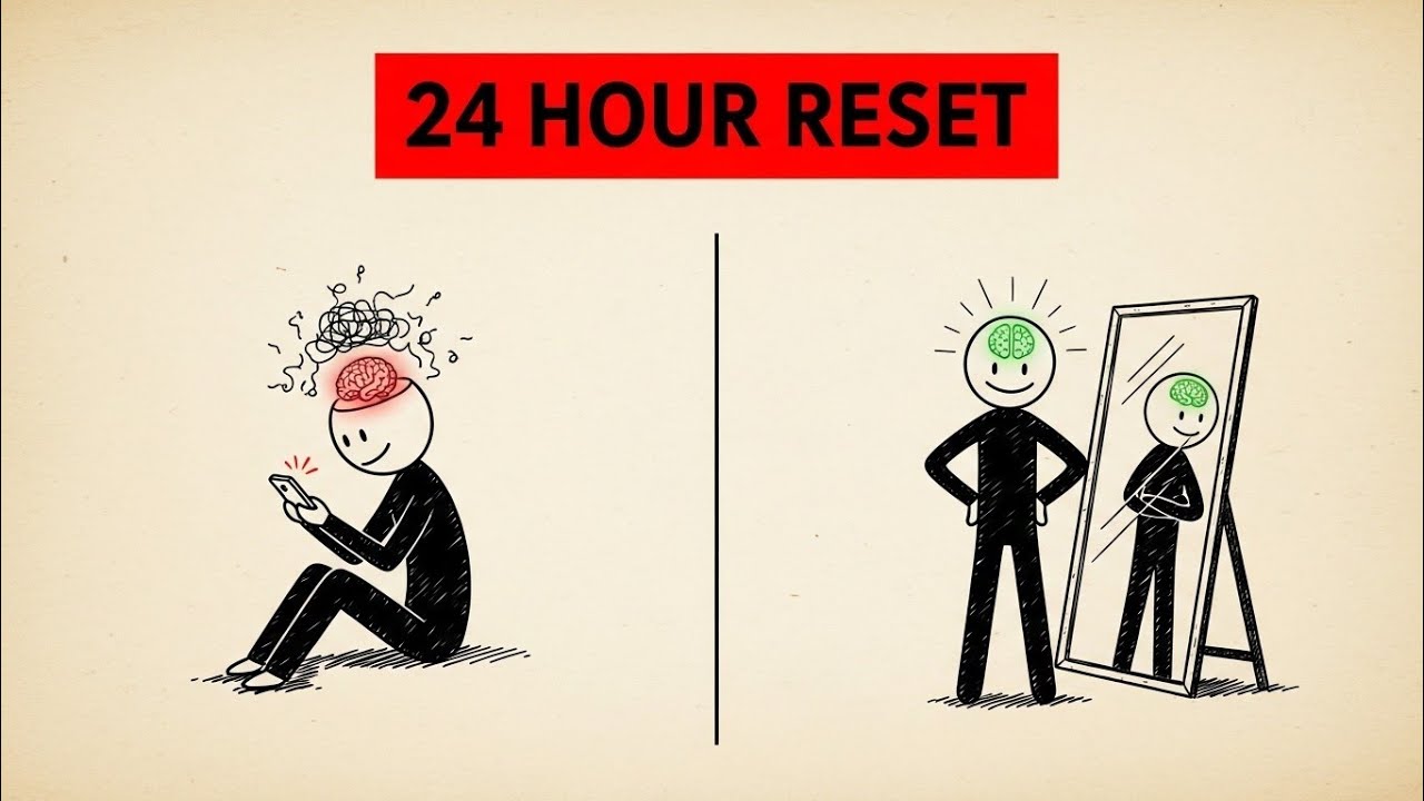 24 Hour Dopamine Detox Challenge | Stop Scrolling & Rewire Your Brain ...