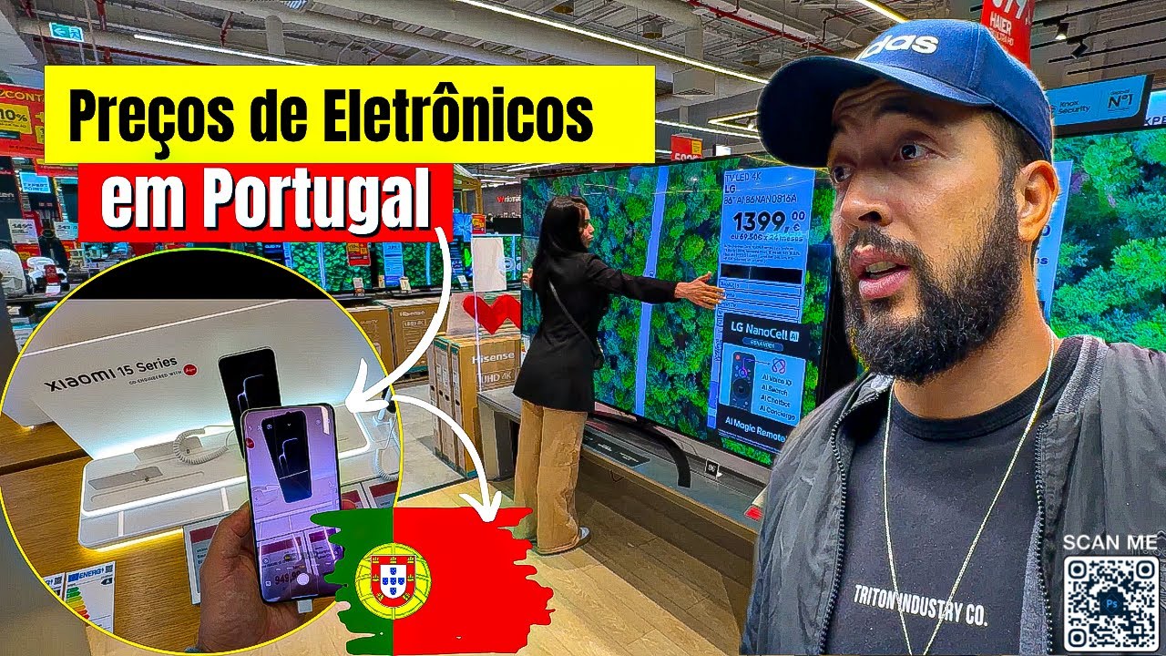 VOCÊ NÃO VAI ACREDITAR nos preços dos eletrônicos em Portugal 🇵🇹