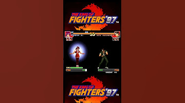The Kof 97 Athena Vs Kyo #arcade #kof #fightinggames