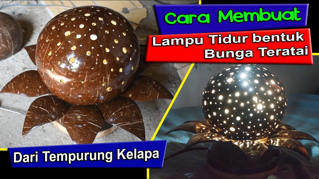 Jadi Gini Lho Cara Membuat Lampu Tidur Bentuk Bunga Teratai Dari