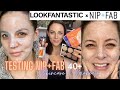 TRYING OUT NIP+FAB SKINCARE &amp; MAKEUP | LookFantastic Limited Edition Beauty Box | Glycolic Acid 40+
