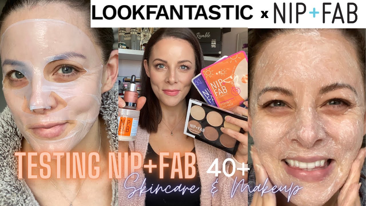 TRYING OUT NIP+FAB SKINCARE & MAKEUP | LookFantastic Limited Edition Beauty Box | Glycolic Acid 40+