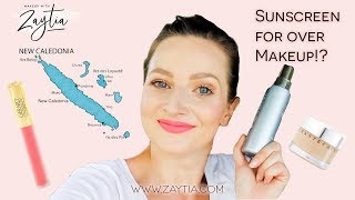Spray-On Sunscreen Over Makeup? 15 Minute Island Holiday Makeup Dehydrated Skin