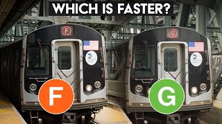 Which is faster? The (F) Train Vs. The (G) Train