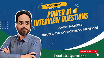 What is a Conformed Dimension in Power BI?| Interview Question 60| A Comprehensive Guide