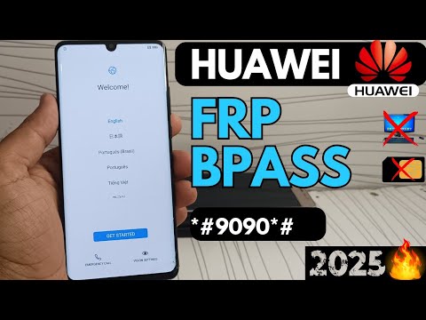 Huawei  Frp Bypass /Google Account Remove Without PC 2025 🔥