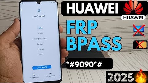 Huawei  Frp Bypass /Google Account Remove Without PC 2025 🔥