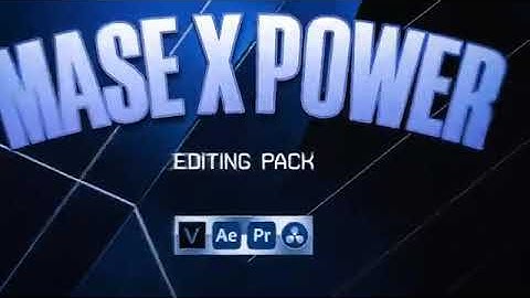 The Mase X Power Editing Pack! (AfterEffects, PremierePro, Davinci Resolve,VegasPro)#short