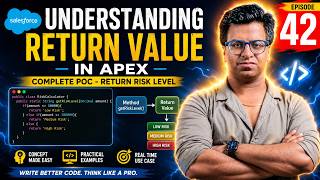 Understanding Return Value in Apex | Complete Practical POC | Return Risk Level | Episode 42