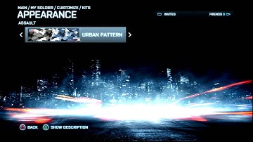 BF3 - Character Customization (Camo)