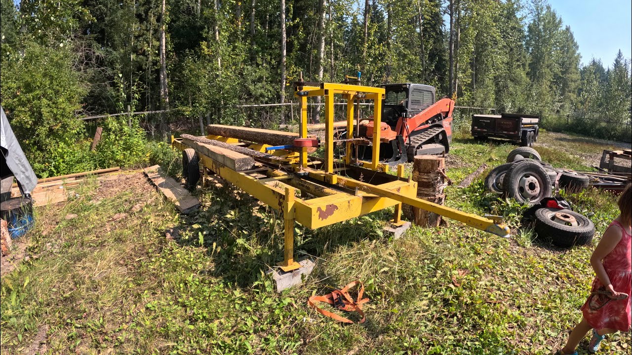Homemade Chainsaw Mill YouTube