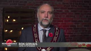 Remembrance Day | Mayor Ron Gervais