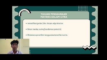 Penerapan Matriks dalam pengolahan gambar