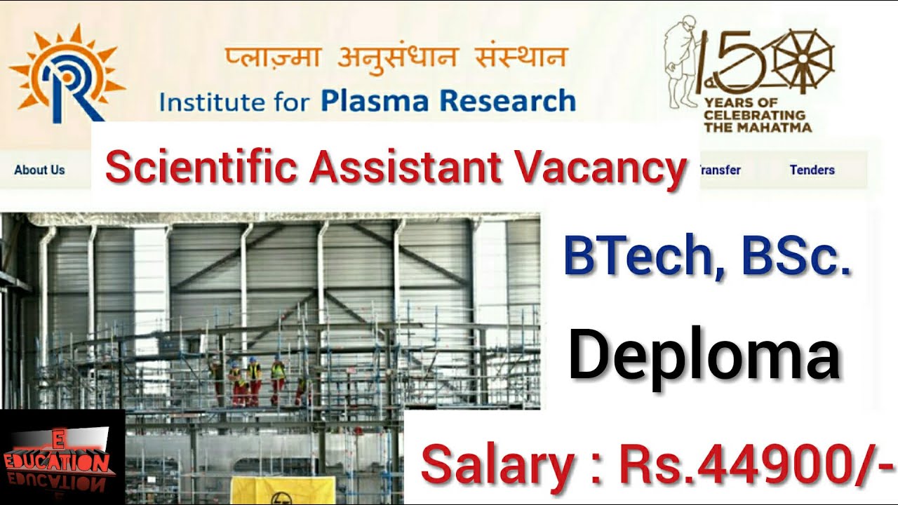 Scientific Assistant Recruitment in IPR 2020/Apply online for Scientific Assistant in I PR